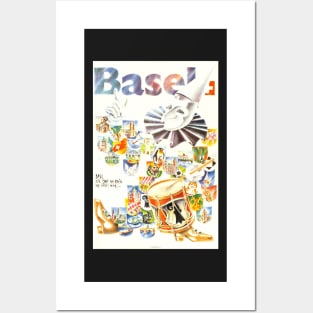 Bale,Basel,Switzerland,Travel Poster Posters and Art